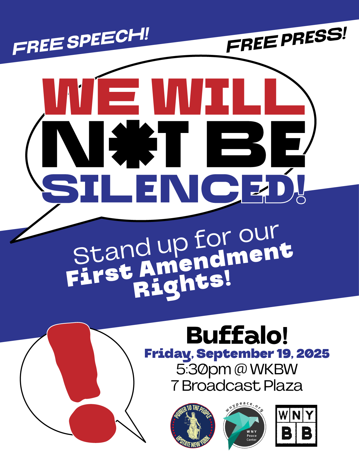 We Will Not Be Silenced